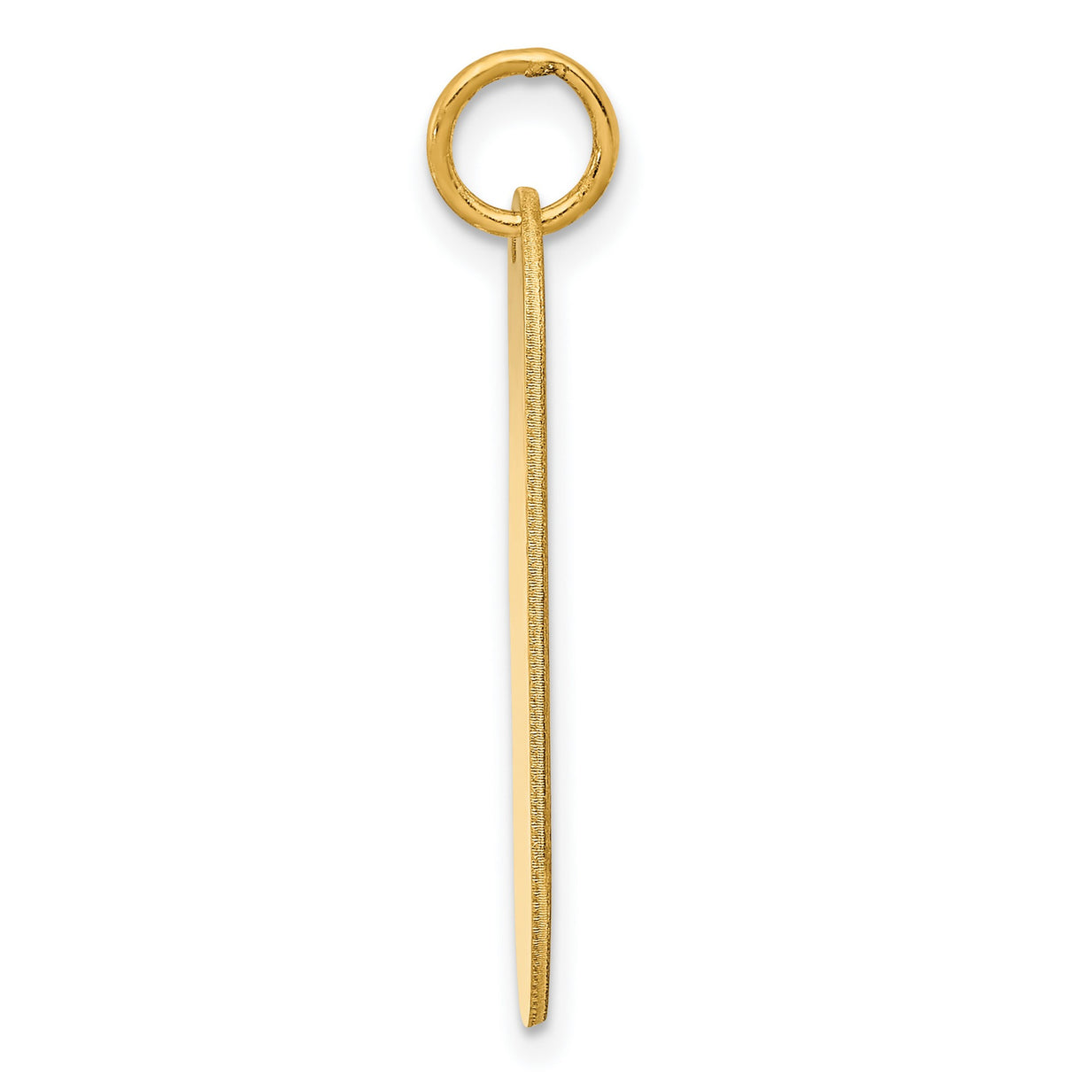 Engravable Dog Tag Polished Disc Charm Pendant in Real 925 Sterling SIlver