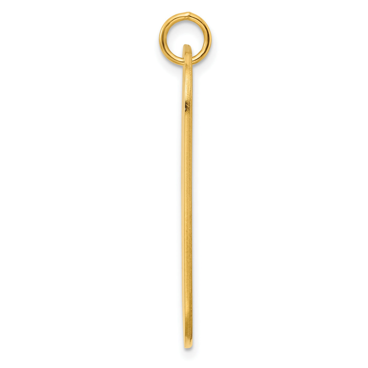 Engravable Dog Tag Disc Charm Pendant in Real 925 Sterling SIlver