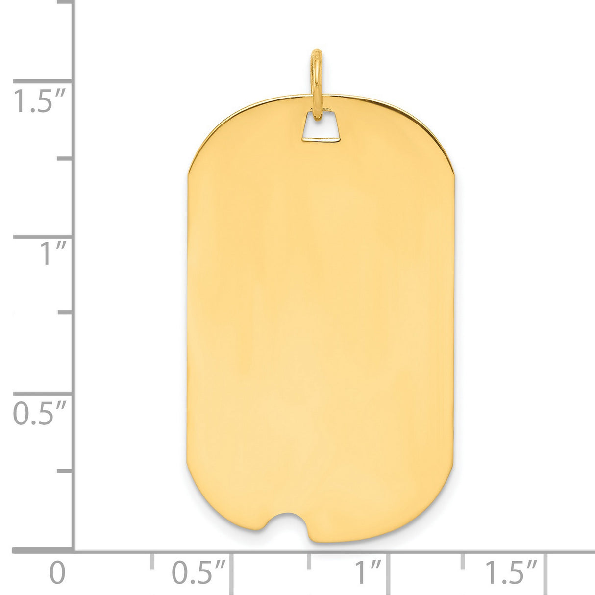 Engravable Dog Tag Disc Charm Pendant in Real 925 Sterling SIlver