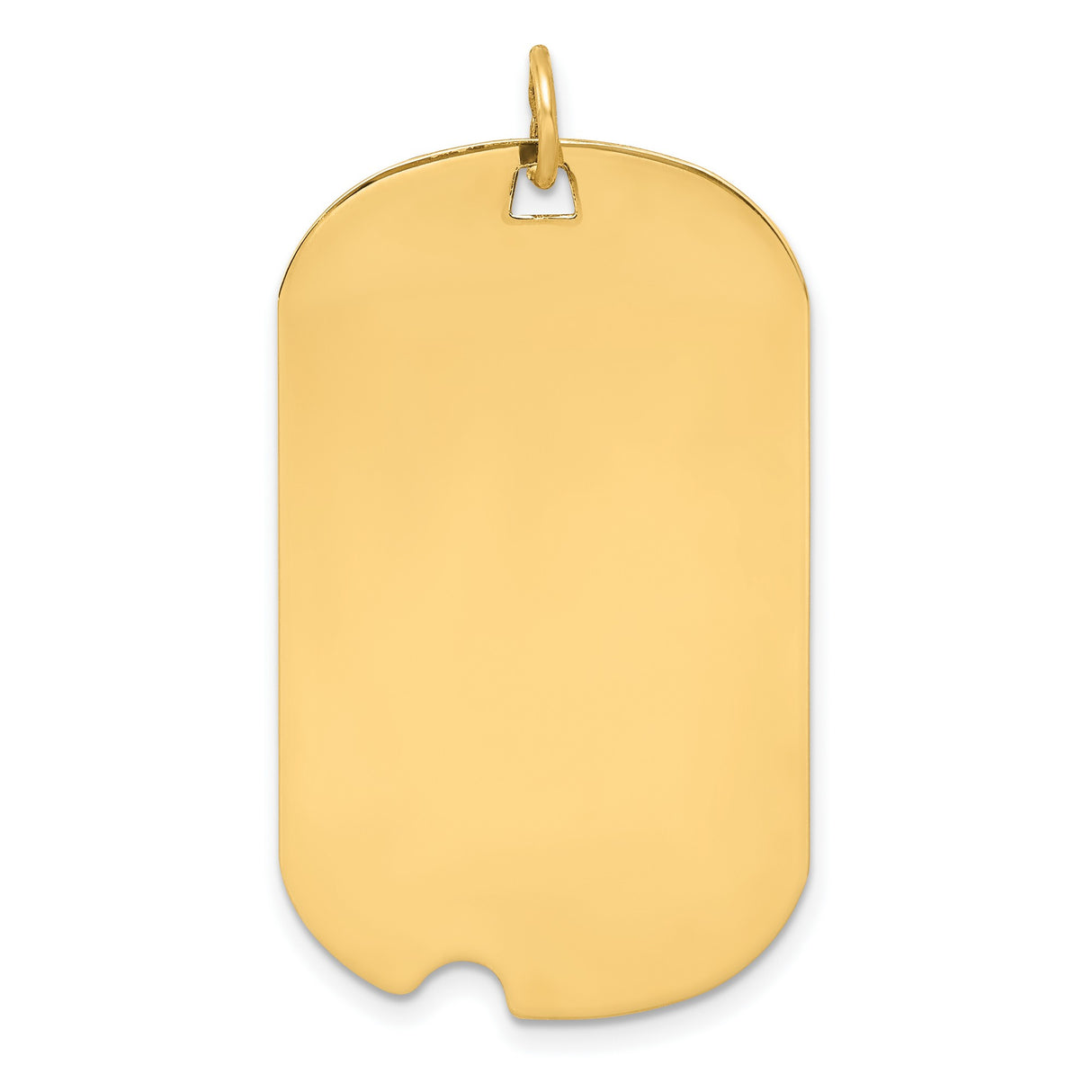 Engravable Dog Tag Disc Charm Pendant in Real 925 Sterling SIlver