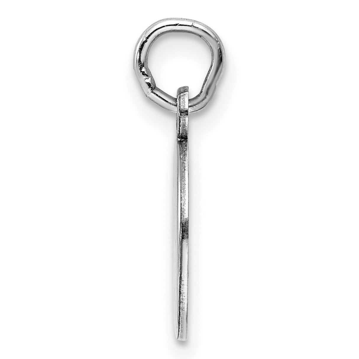 Sterling Silver Boy Silhouette Pendant with Red Enamel Background, Motherhood Charm