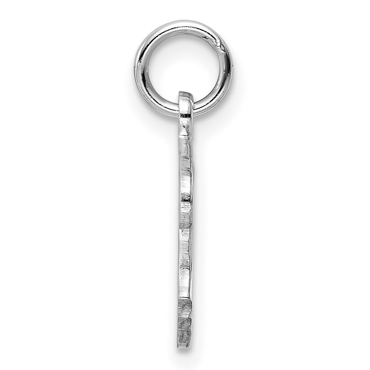 Sterling Silver Girl Profile Pendant with Purple Heart Hairclip, Feminine Enamel Charm