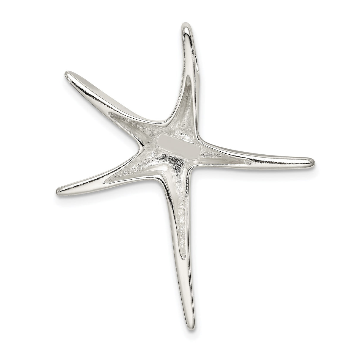 Sterling Silver Starfish Pendant with Coastal Design, Nautical Sea Life Charm