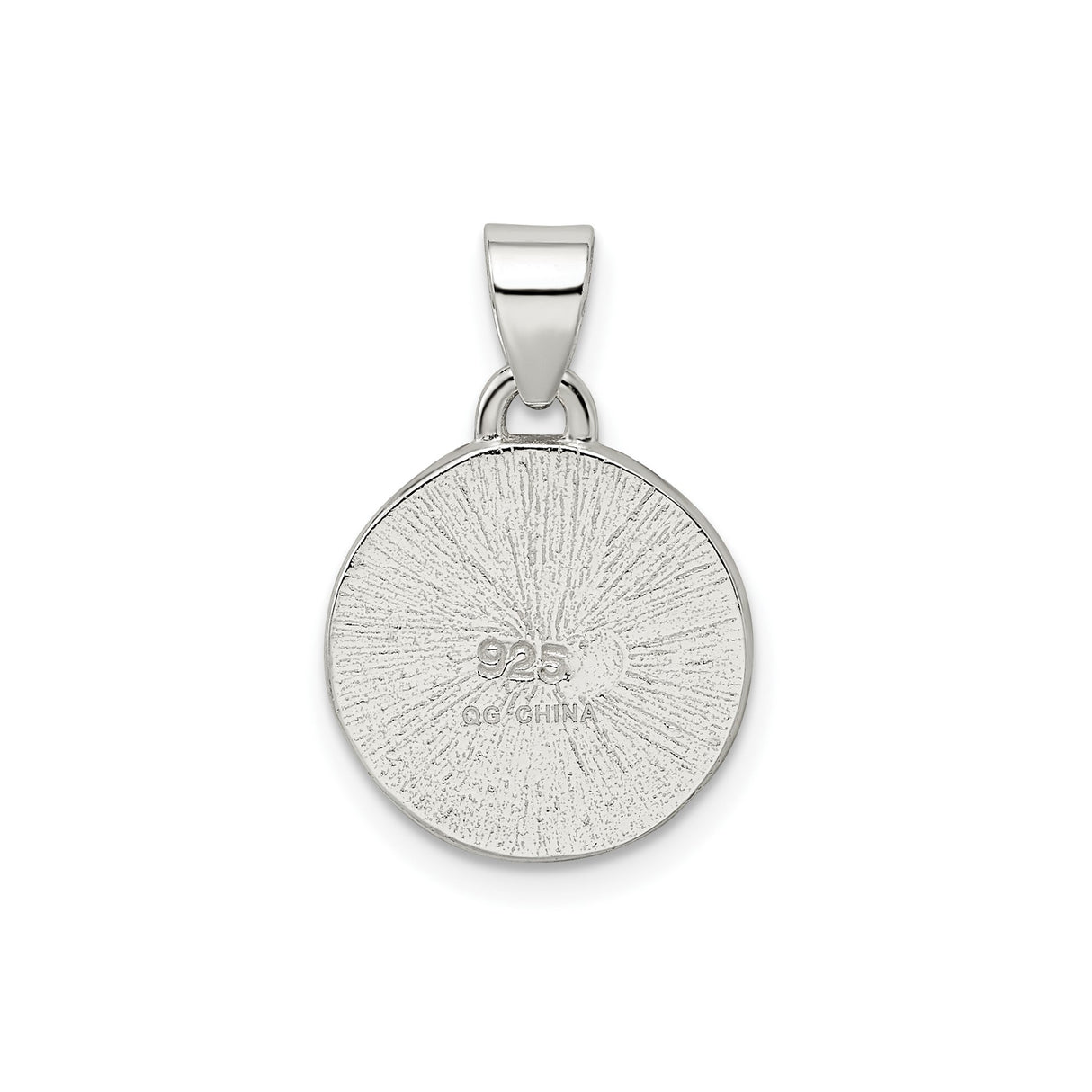 Sterling Silver Four Leaf Clover Pendant, Lucky Irish Charm, Celtic Unisex Jewelry