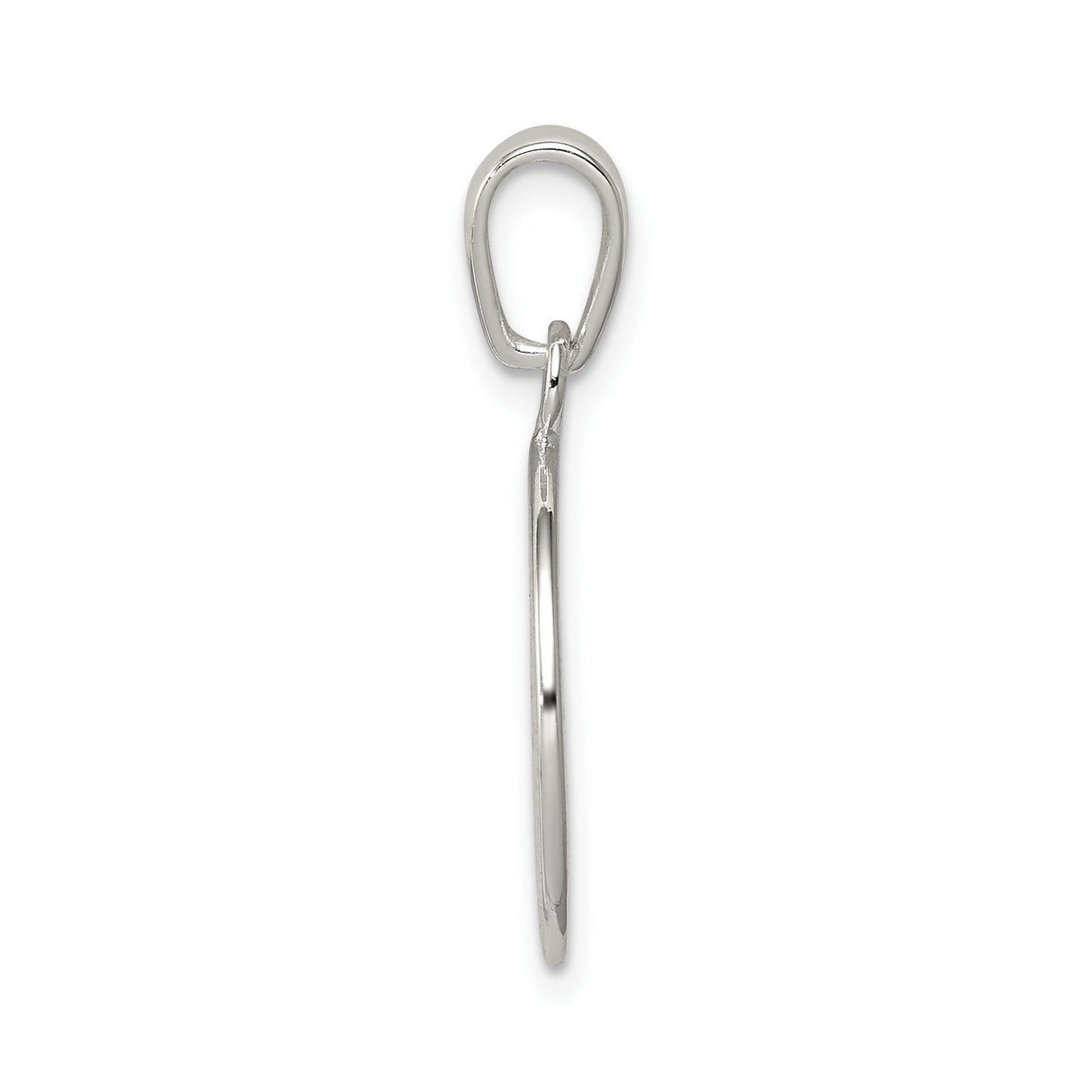 Sterling Silver Peace Sign Pendant, Boho Minimalist Anti-War Jewelry for Women and Unisex Wear