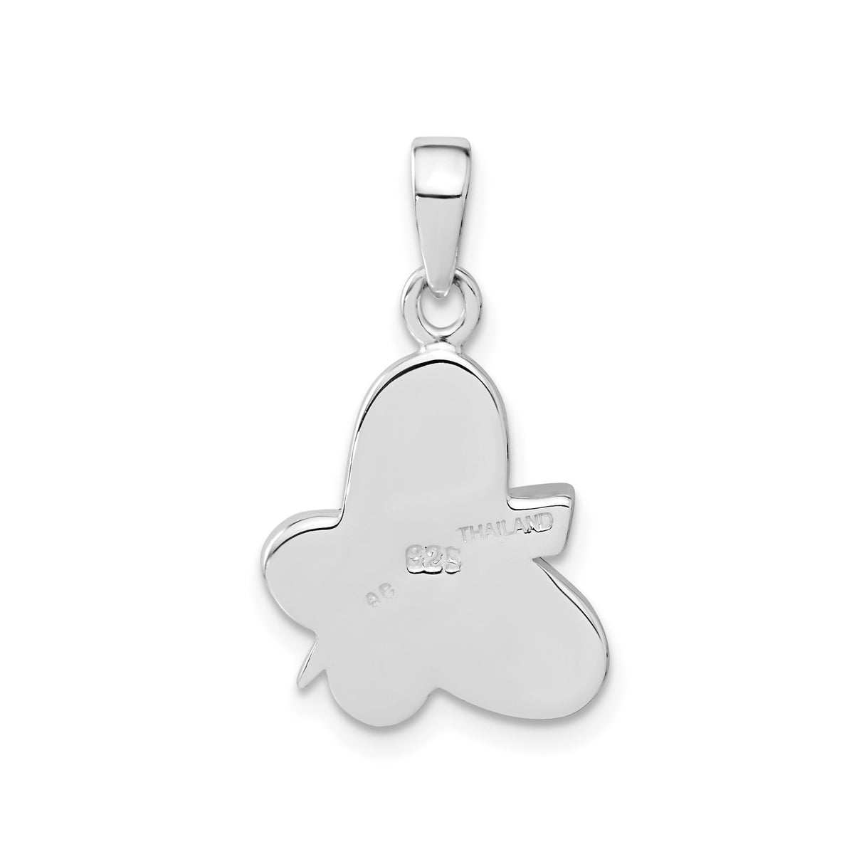 Sterling Silver Butterfly Pendant with Yellow and Black Crystals, Nature-Inspired Design