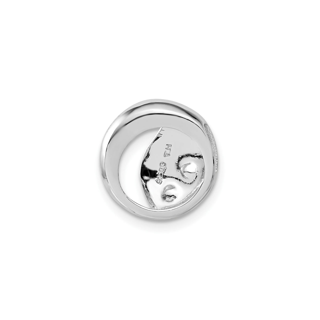Sterling Silver Yin Yang Ring with Cubic Zirconia, Spiritual Balance Meditation Jewelry