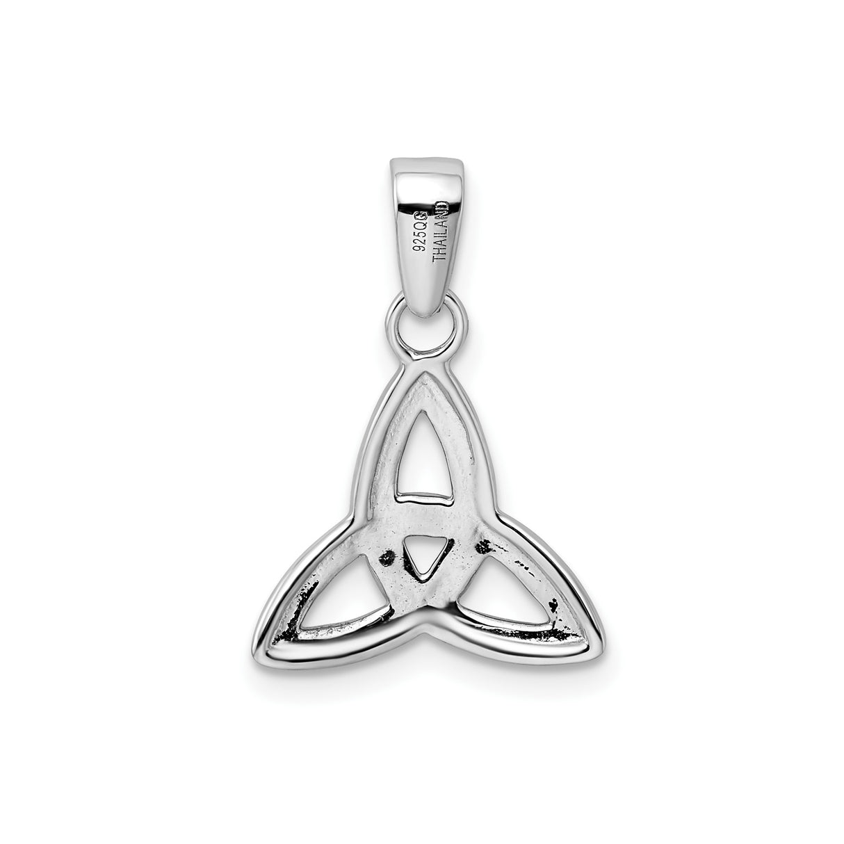 Sterling Silver Celtic Triquetra Pendant with Trinity Knot Design for Women or Unisex Wear