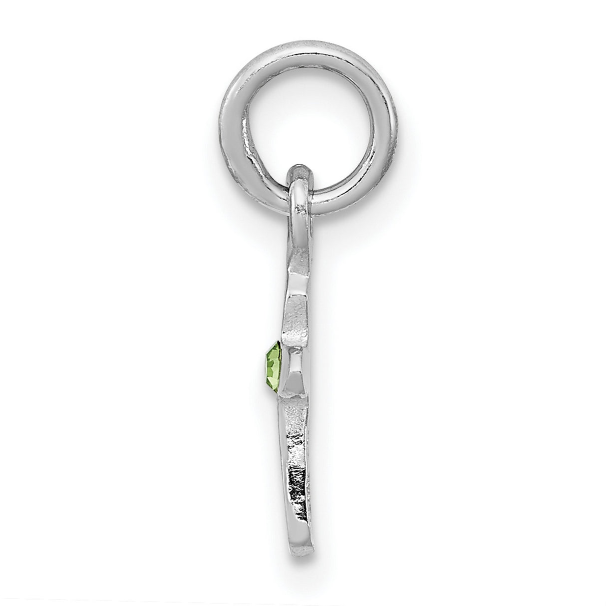 Childs Preciosa Crystal Aug Cross Charm Pendant in Real 925 Sterling Silver