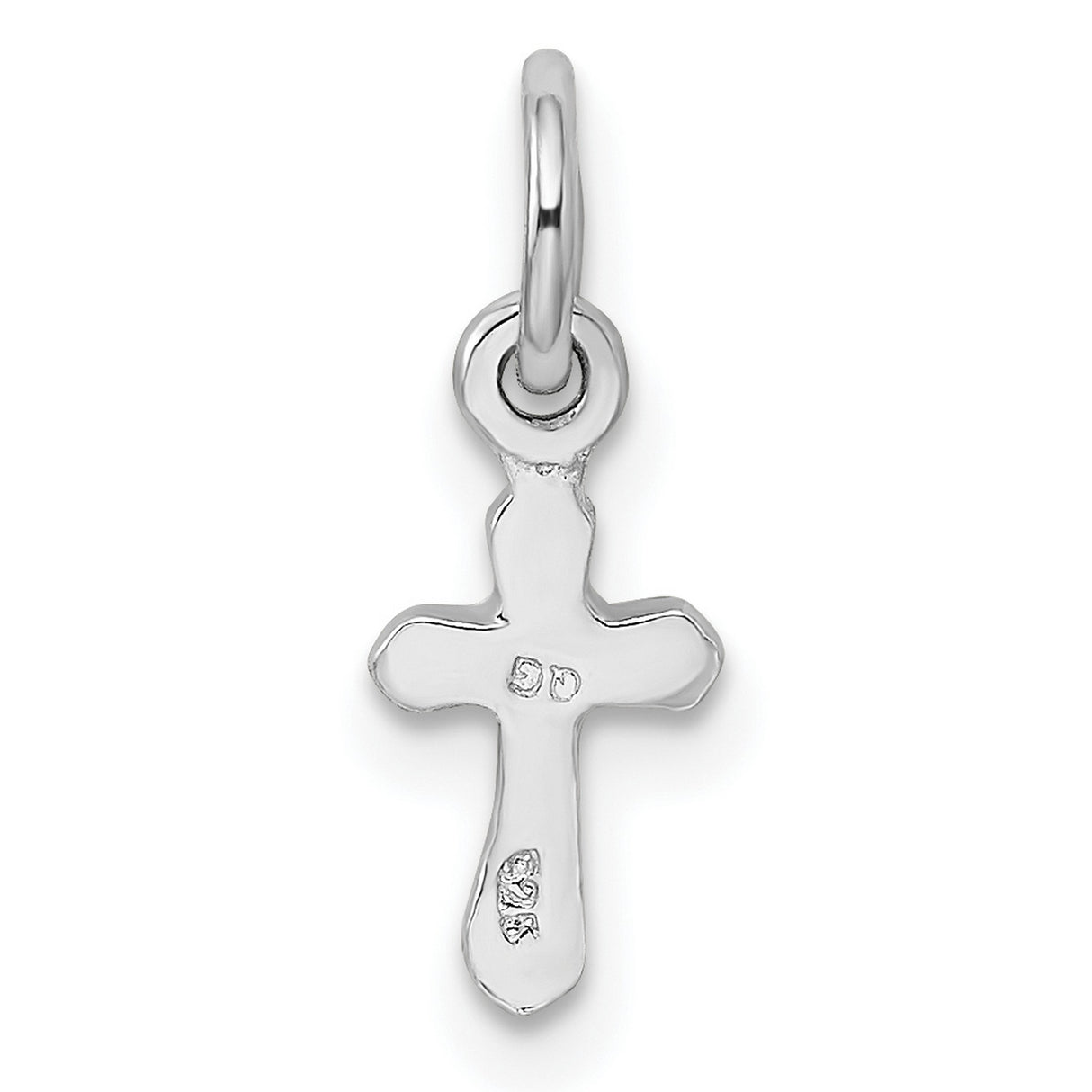 Childs Preciosa Crystal Dec Cross Charm Pendant in Real 925 Sterling Silver