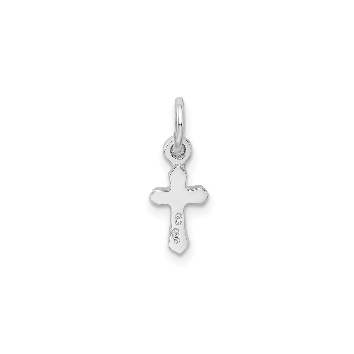 Sterling Silver Cross Pendant with Amethyst Charm, Unisex Spiritual Jewelry