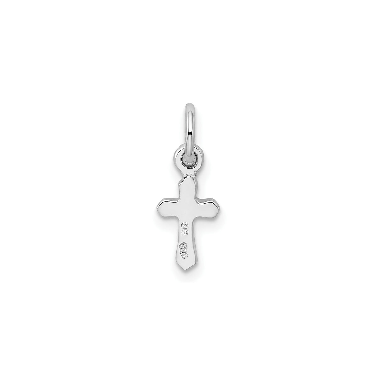 Sterling Silver Cross Pendant with Ruby Crystal Accents, Faith Symbol Jewelry for Men and Women