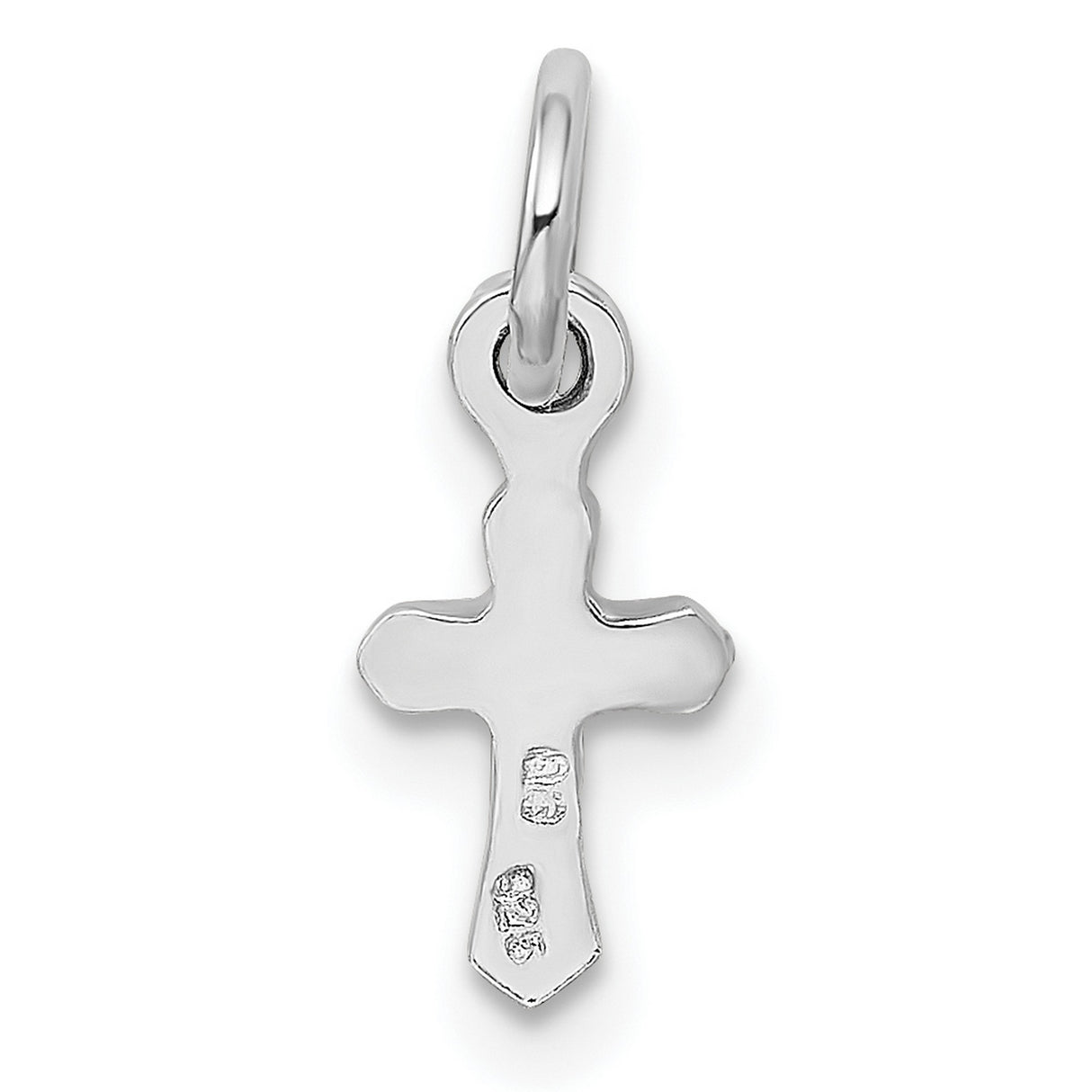 Childs Preciosa Crystal June Cross Charm Pendant in Real 925 Sterling Silver