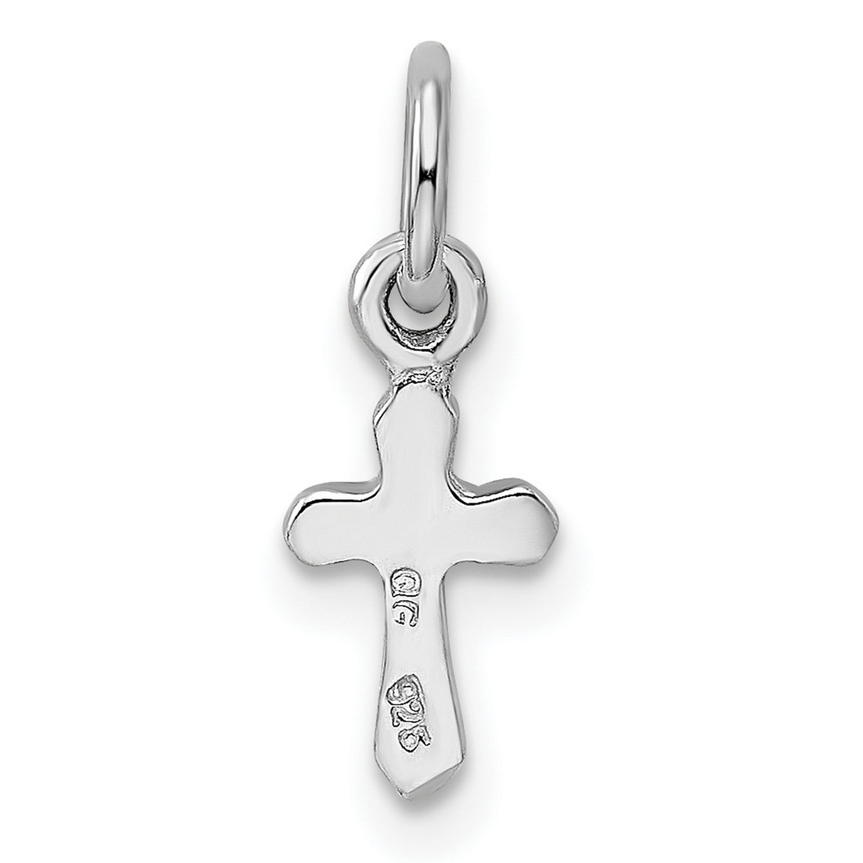 Childs Preciosa Crystal Mar Cross Charm Pendant in Real 925 Sterling Silver