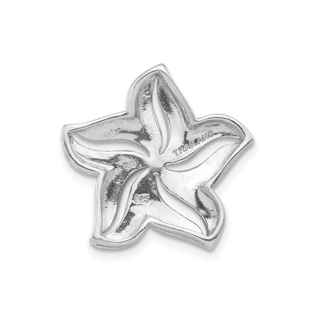 Sterling Silver Starfish Brooch with Green and Amber Crystals, Nautical Ocean Theme