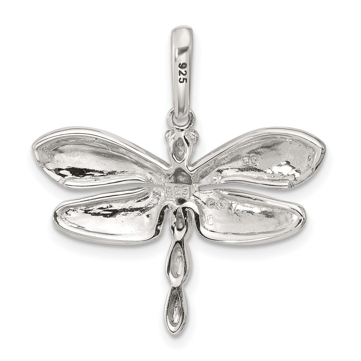 Sterling Silver Dragonfly Pendant with Abalone Inlay, Nature Inspired Jewelry for Women