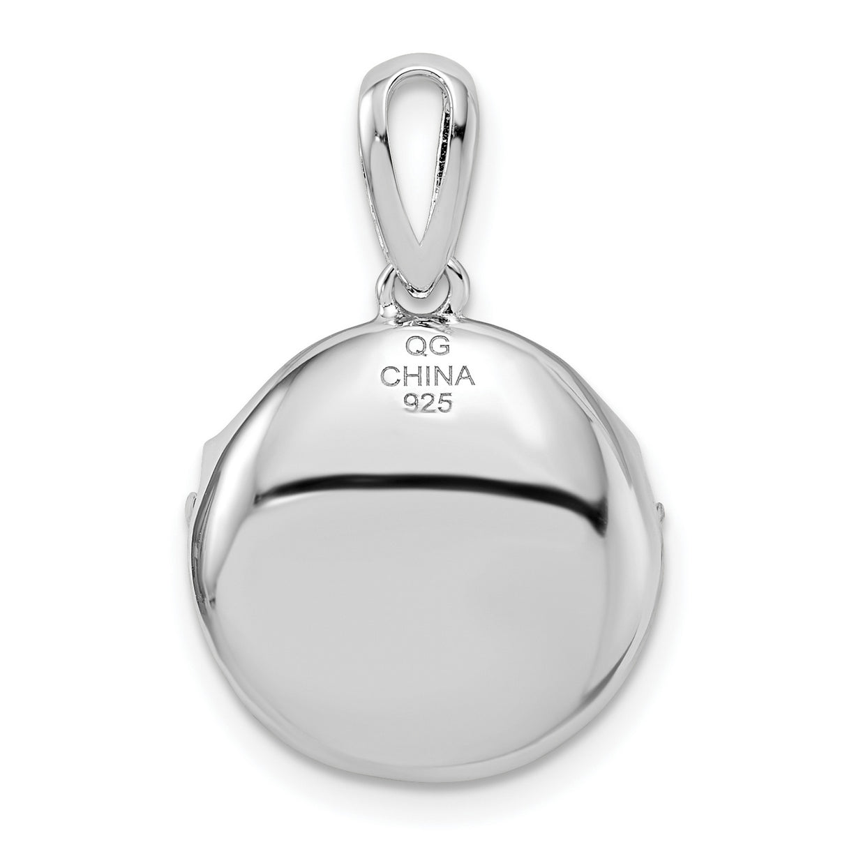 Sterling Silver Angel Heart Pendant with Cubic Zirconia and Rose Gold Wings for Women