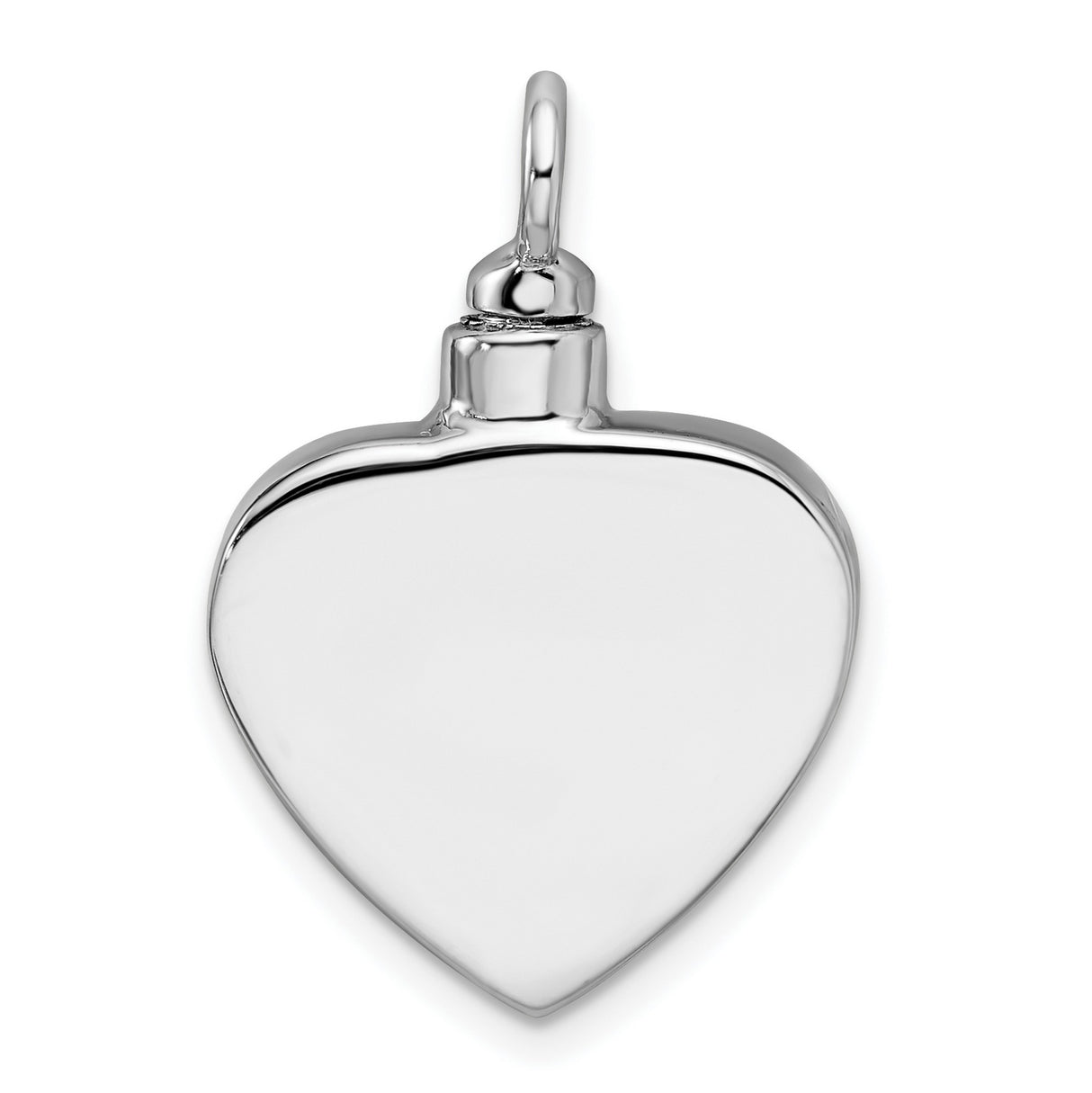 Sterling Silver Heart Pendant with Black Enamel Paw Print, Pet Memorial Charm for Women