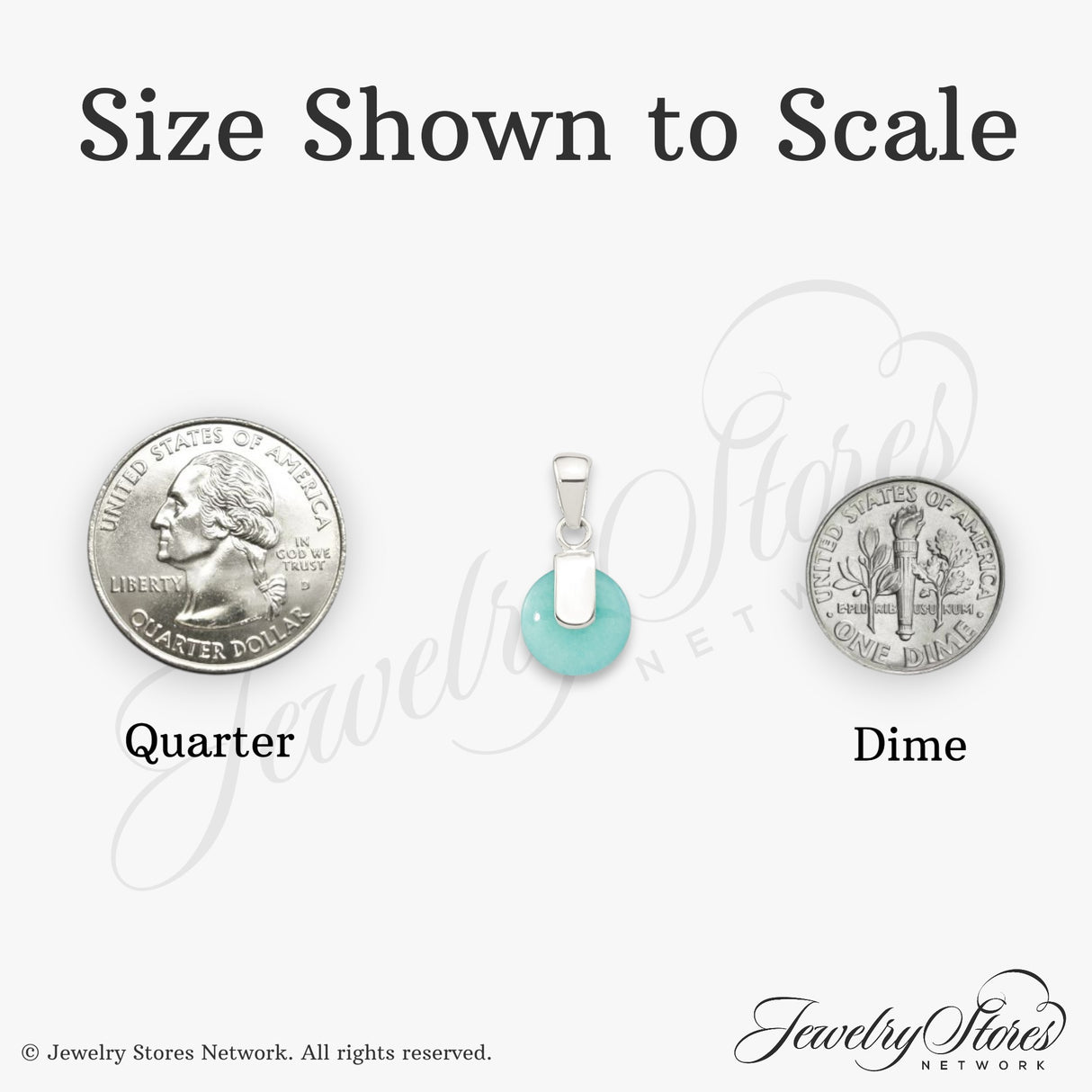 Sterling Silver Pendant with Synthetic Turquoise Disc, Minimalist Modern Style for Women