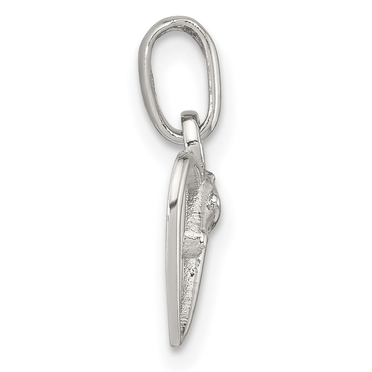 Sterling Silver Horse Head Pendant with Open Heart Design, Equestrian Style for Women and Girls