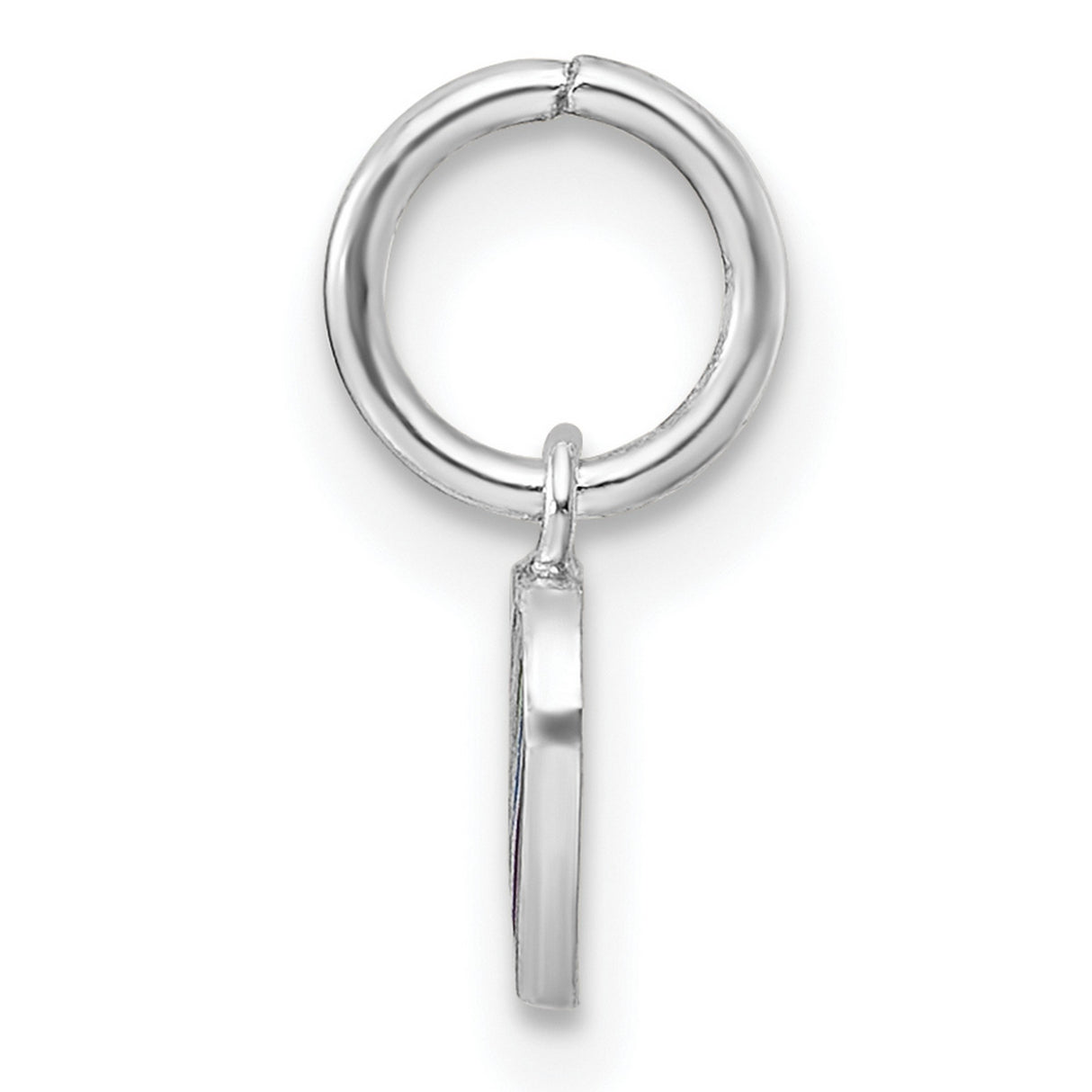 Sterling Silver Heart Pendant with Rainbow Enamel Stripes, LGBTQ Pride Jewelry