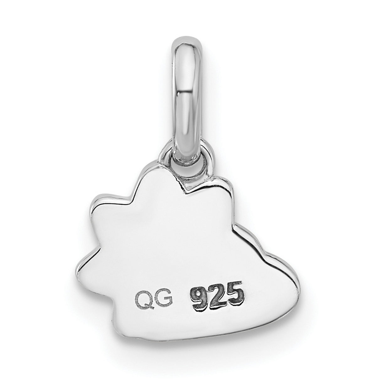 Sterling Silver Sun and Cloud Pendant with Colorful Enamel Accents, Whimsical Youth Jewelry