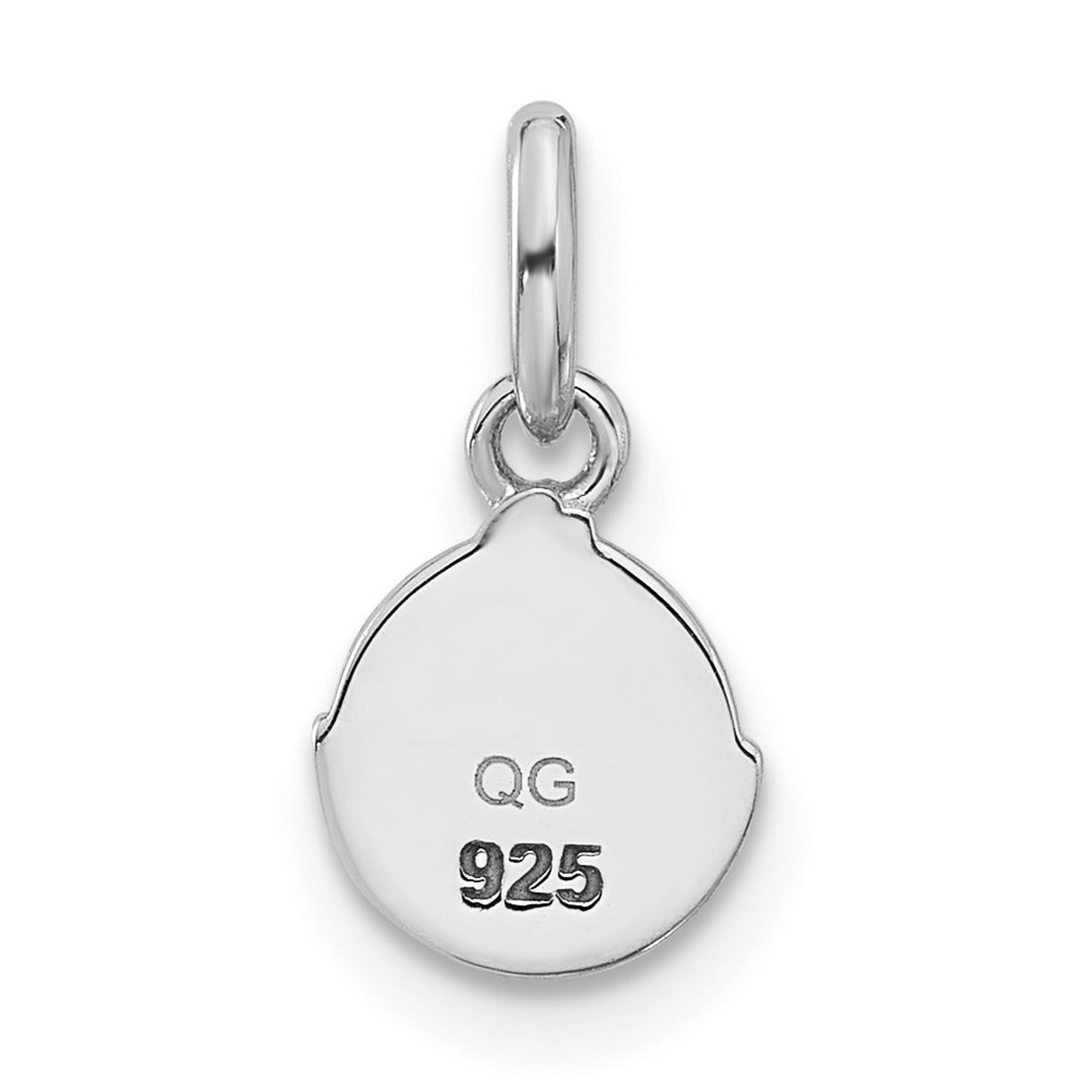 Sterling Silver Pendant Charm, Enamel Chick Hatching Egg, Easter Whimsical Animal Theme