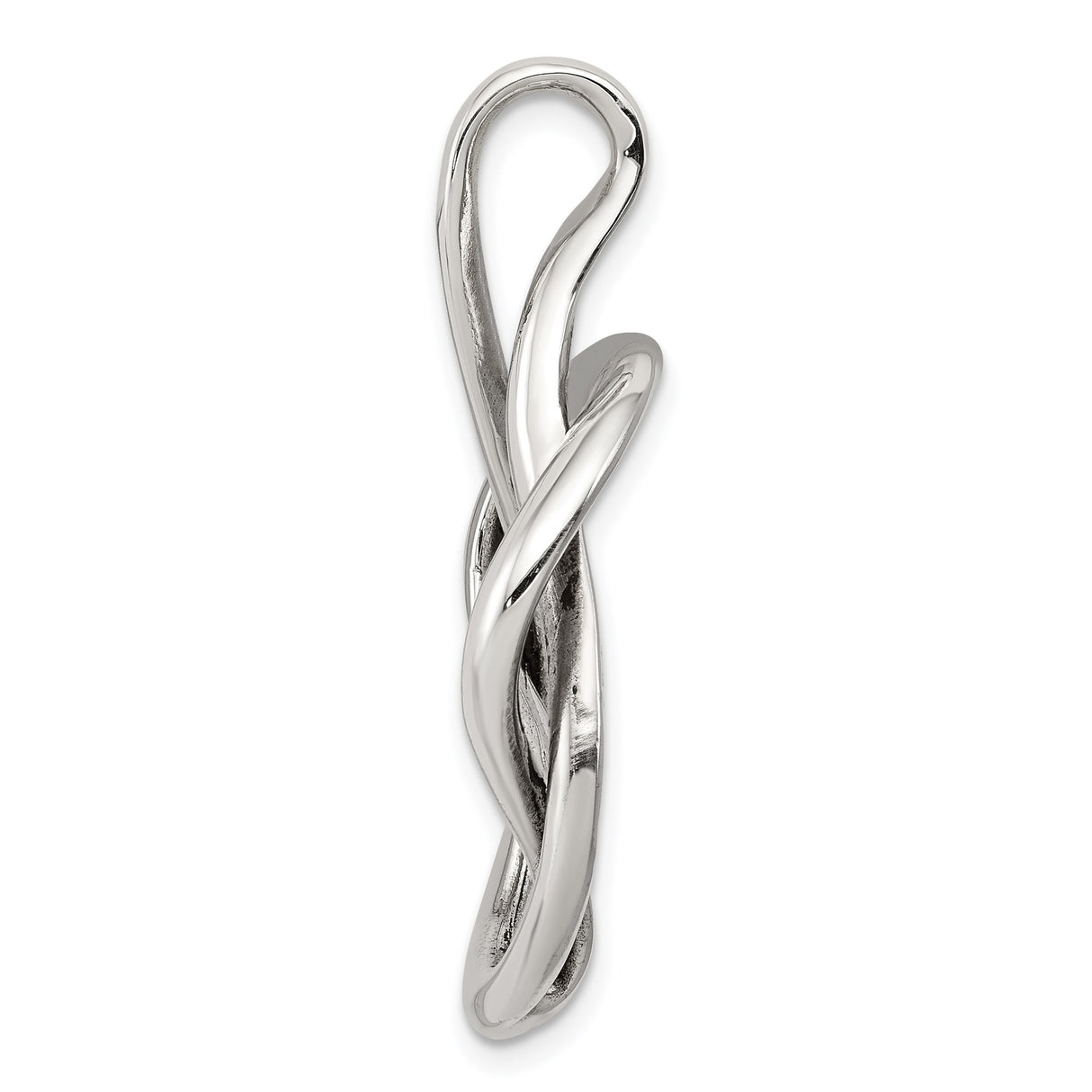 Sterling Silver Knot Pendant with Abstract Infinity Design, Minimalist Unity Jewelry for Women
