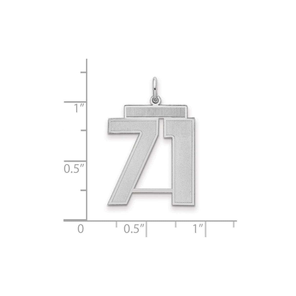 Sterling Silver Pendant with Chai Symbol, Jewish Spiritual Hebrew Jewelry for Men