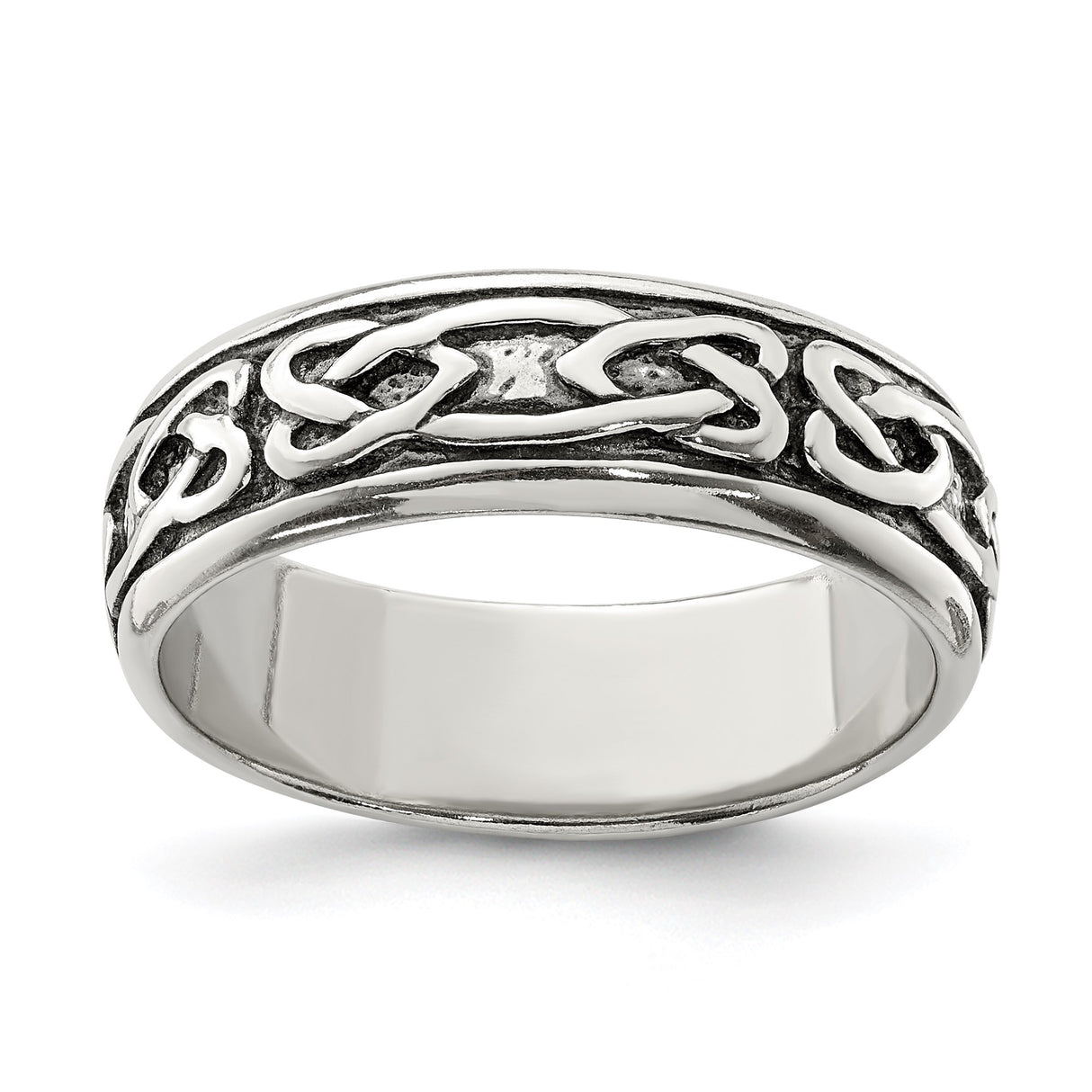 Sterling Silver wedding band ring