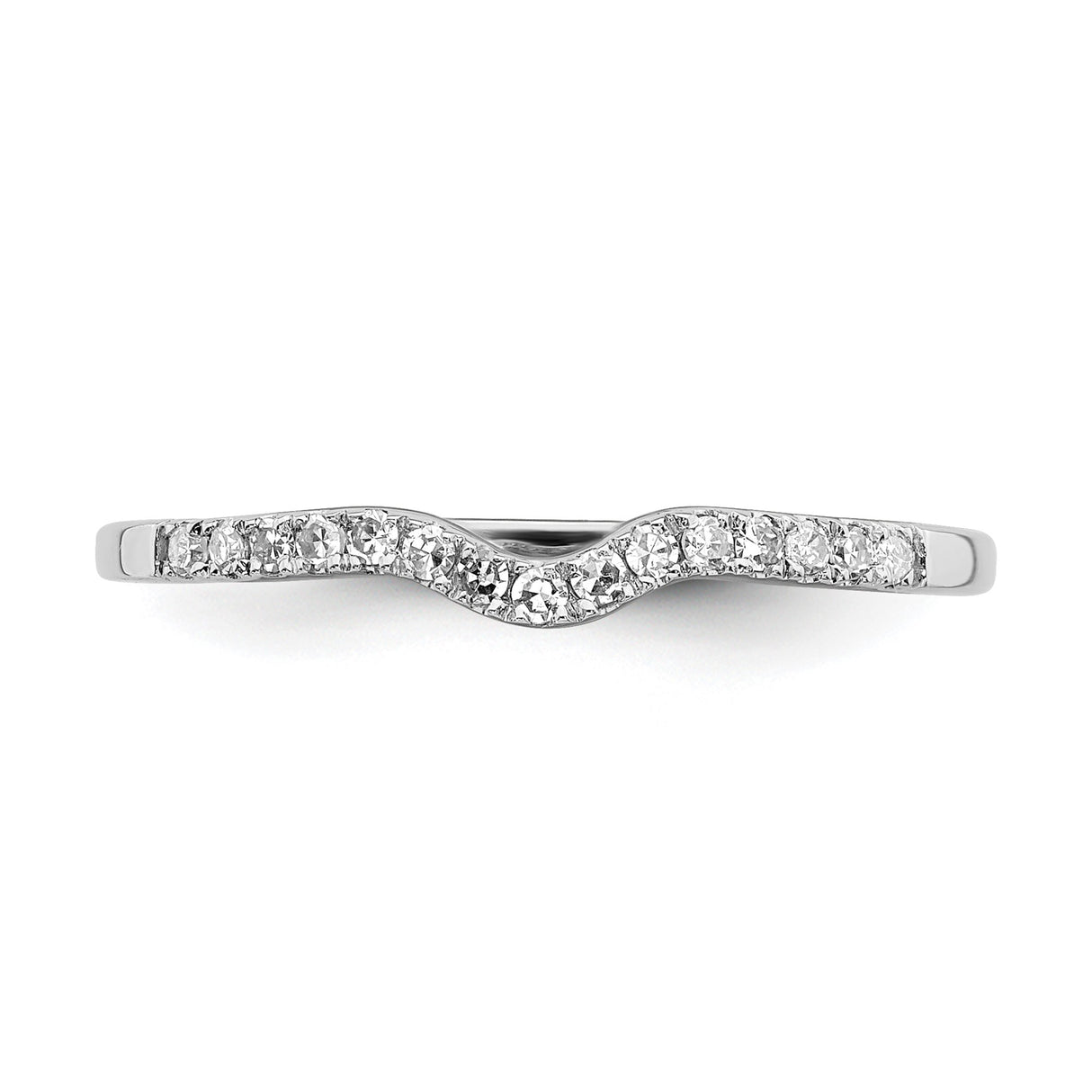 Sterling Silver wedding band ring detail view