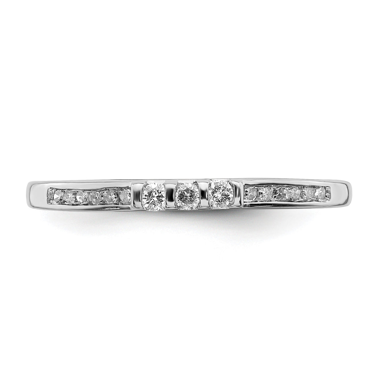 Sterling Silver wedding band ring detail view