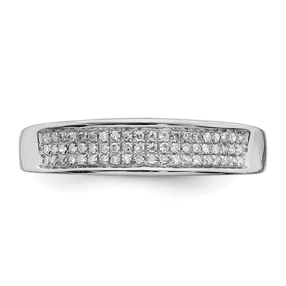 Sterling Silver wedding band ring detail view