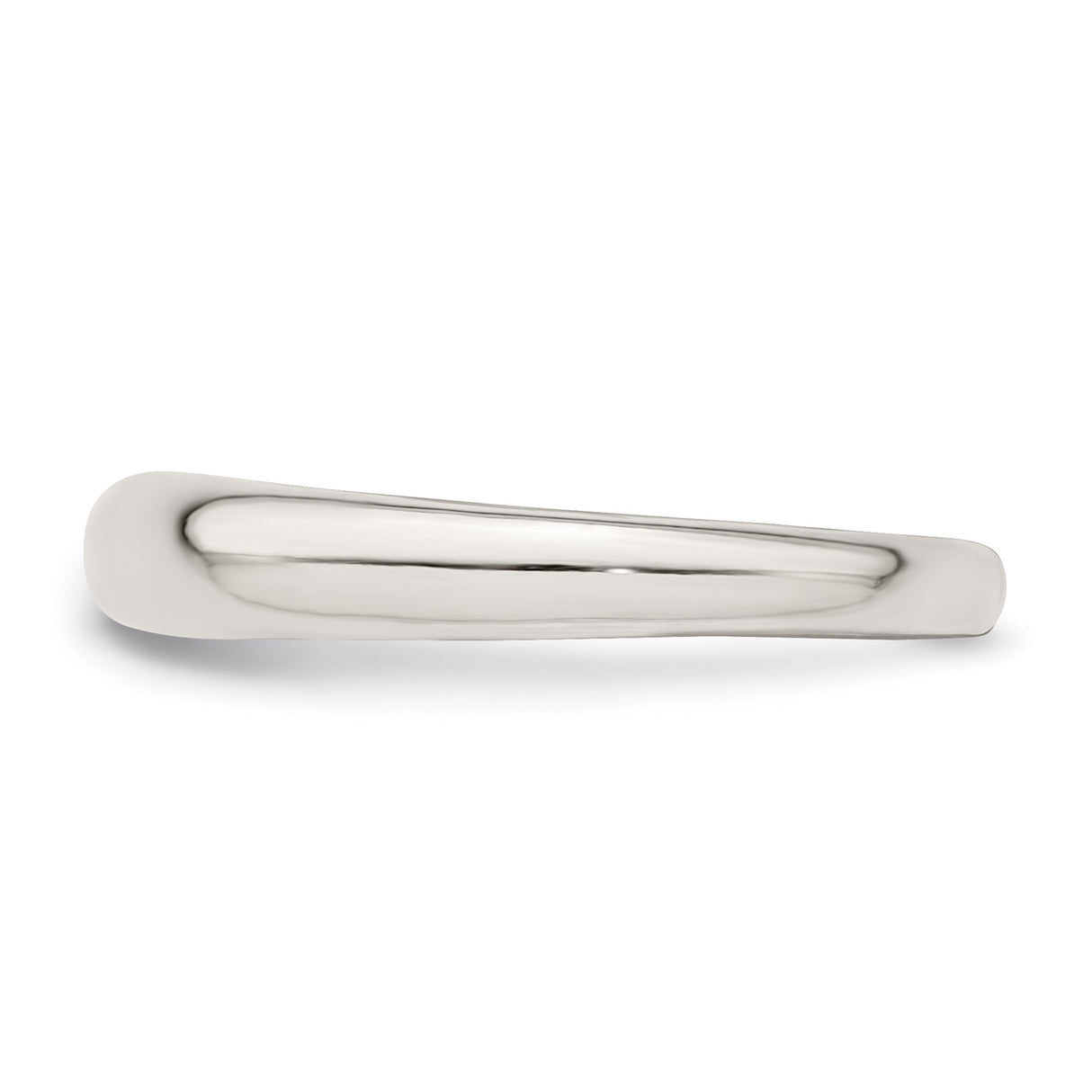 Sterling Silver wedding band ring detail view