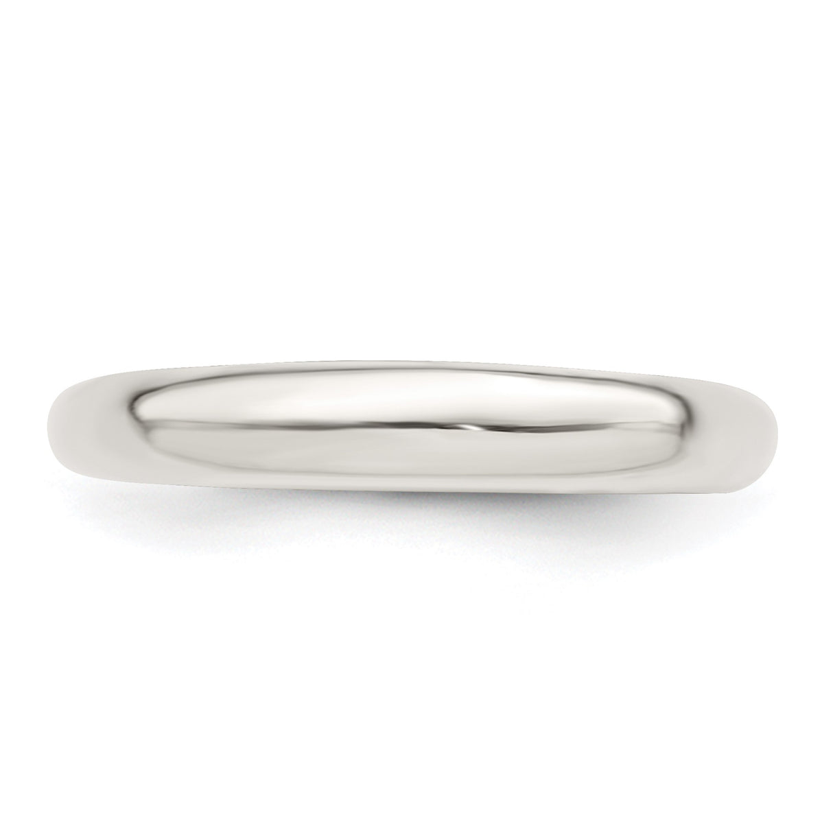 Sterling Silver wedding band ring detail view