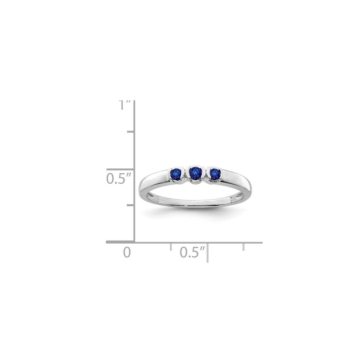 Sterling Silver wedding band ring shown for scale