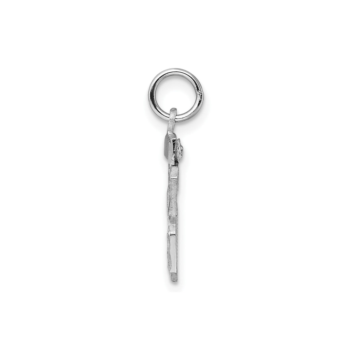 Sterling Silver Number 68 Pendant, Bold Athletic Font Sports Charm for Men and Women