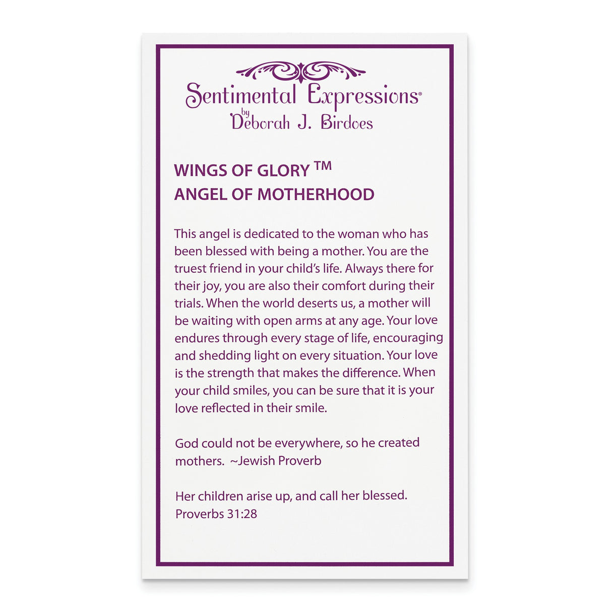 CZ Angel of Motherhood 18in Necklace Charm Pendant in Real 925 Sterling Silver