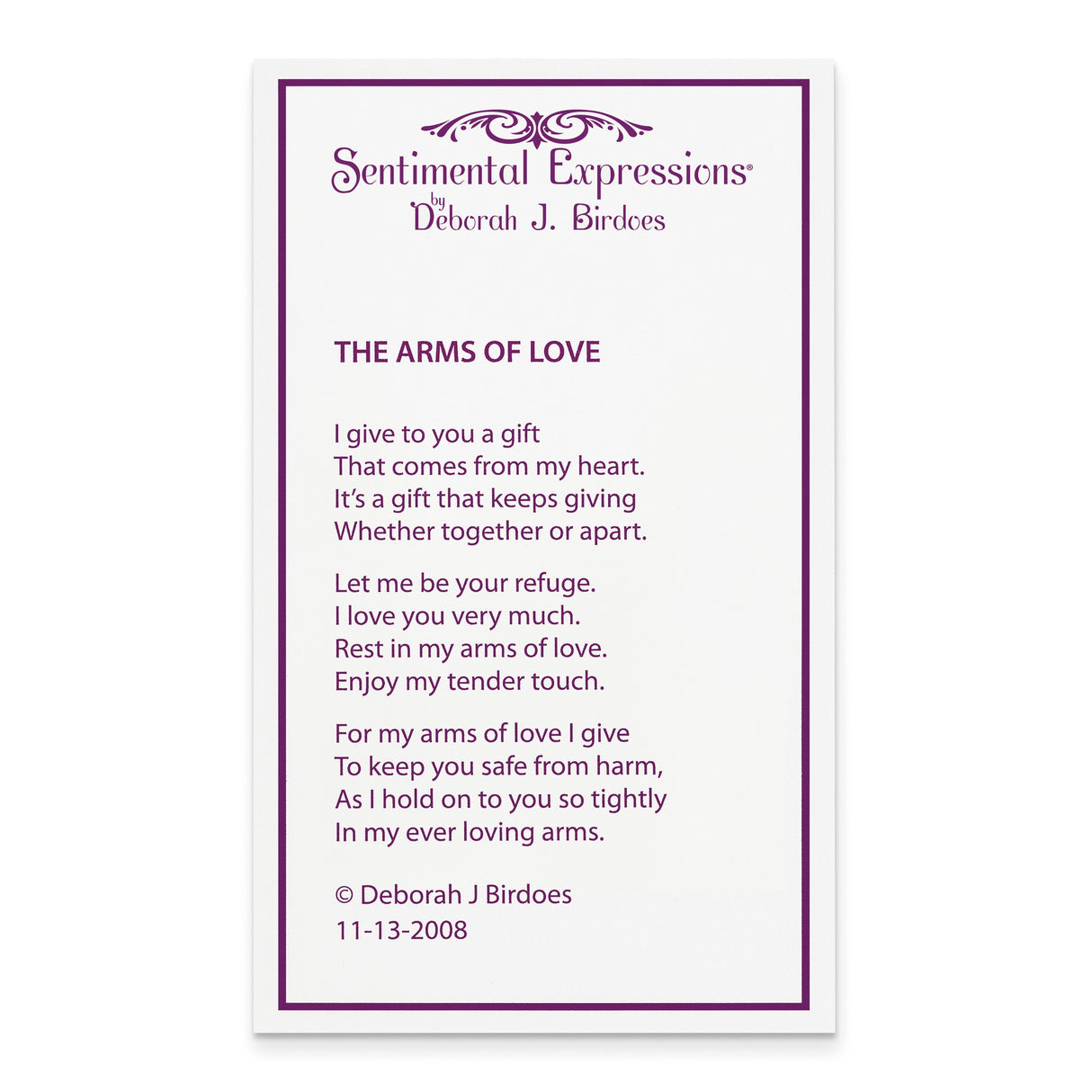 The Arms of Love 18in Heart Necklace Charm Pendant in Real 925 Sterling Silver