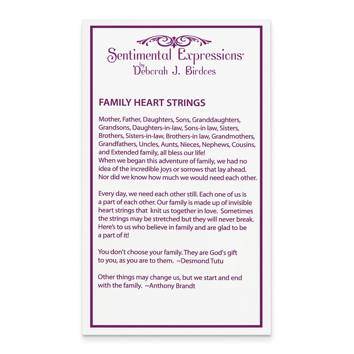 Polished Family Heart Strings 18in Necklace Charm Pendant in Real 925 Sterling Silver