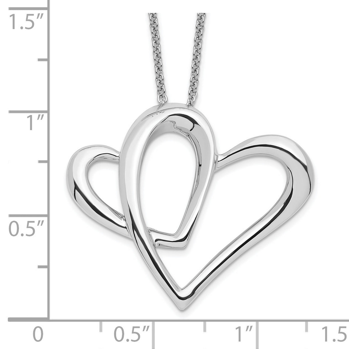 Mother A Part of My Heart 18 Inch Necklace Charm Pendant in Real 925 Sterling Silver