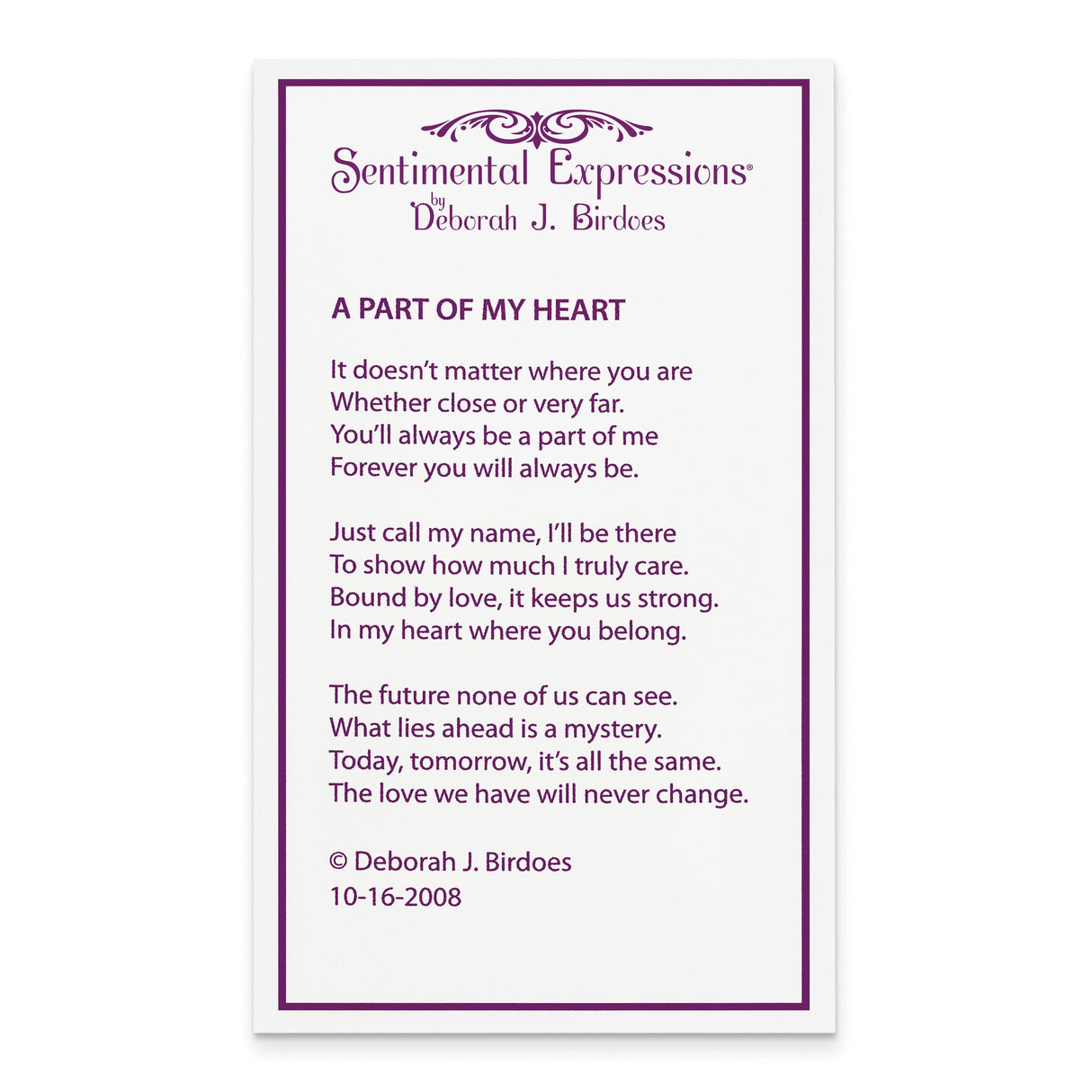 Mother A Part of My Heart 18 Inch Necklace Charm Pendant in Real 925 Sterling Silver