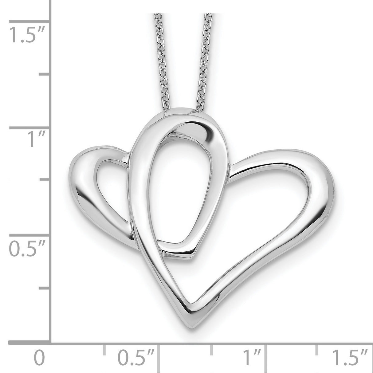 Daughter A Part of My Heart 18 Inch Necklace Charm Pendant in Real 925 Sterling Silver