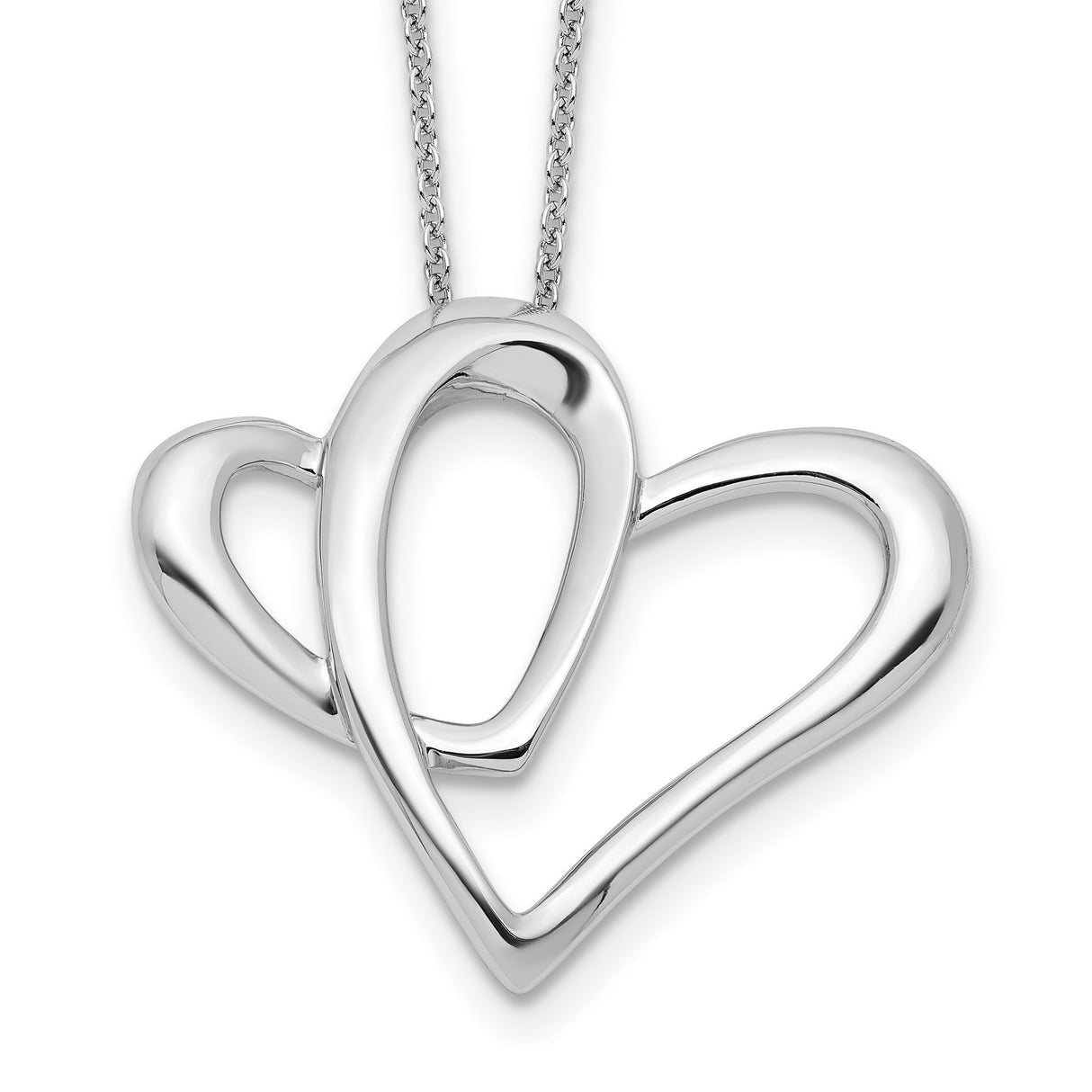 Daughter A Part of My Heart 18 Inch Necklace Charm Pendant in Real 925 Sterling Silver