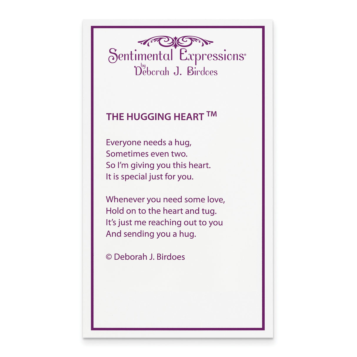 The Hugging Heart 18in Necklace Charm Pendant in Real 925 Sterling Silver