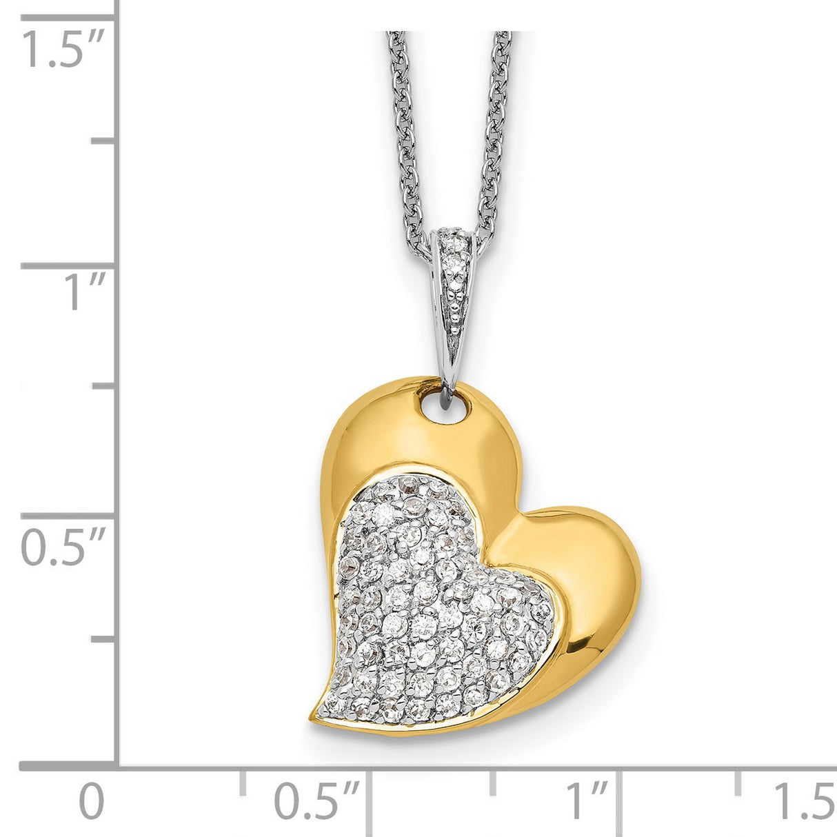 Blessed Beyond Measure 18in Necklace Charm Pendant in Real 925 Sterling Silver