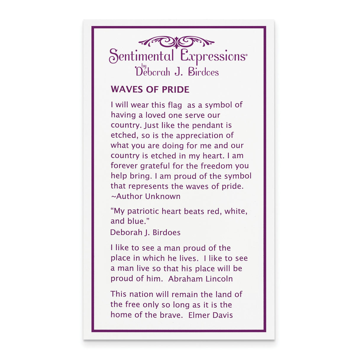 Waves Of Pride 22in Rubber Cord with 2in ext Necklace Charm Pendant in Real 925 Sterling Silver