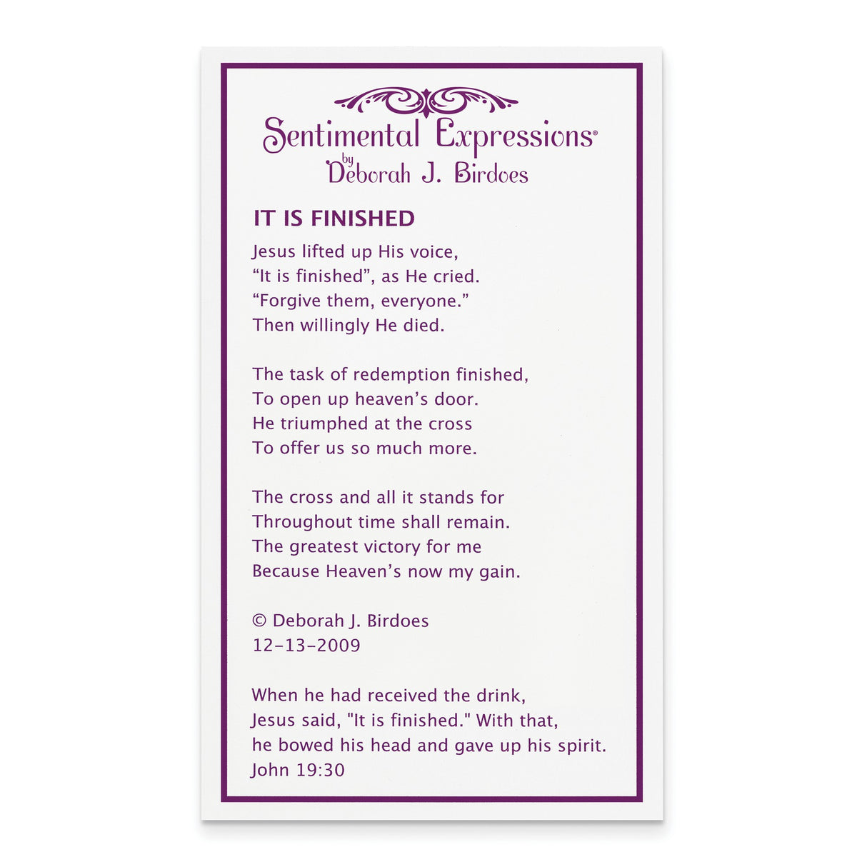 and It Is Finished 18in Necklace Charm Pendant in Real 925 Sterling Silver