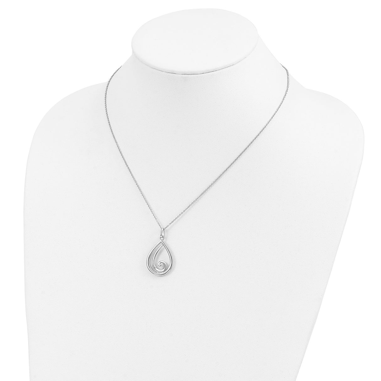 Remember Me Always 18in Necklace Charm Pendant in Real 925 Sterling Silver