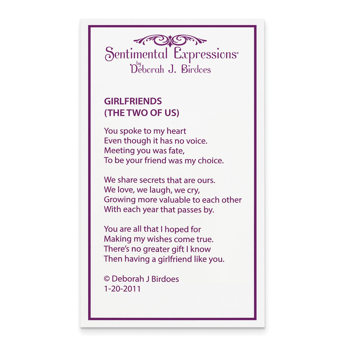 Antiqued Girlfriends Two 18in Necklace Charm Pendant in Real 925 Sterling Silver